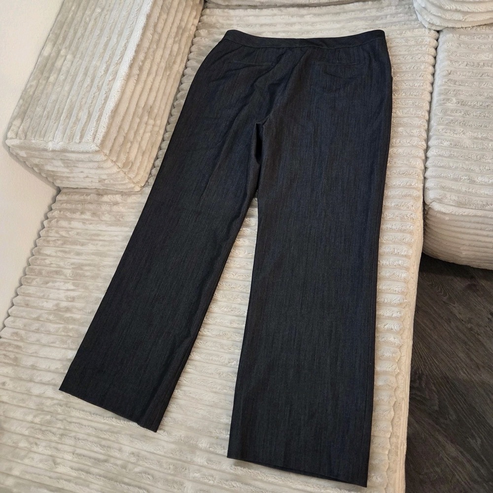 Calvin Klein 14P Blazer Pants Womens Charcoal Grey Two Button Suit Set - Picture 11 of 16